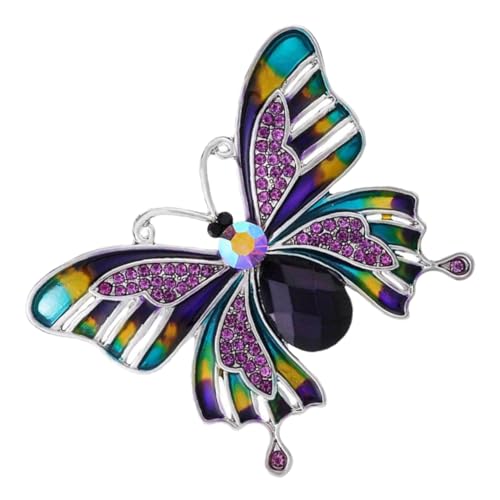 TOVINANNA Bunte Schmetterlings Brosche für Frauen Anstecknadel zur Dekoration von Kleidung Schals und Taschen für Hochzeiten und Besondere Anlässe von TOVINANNA