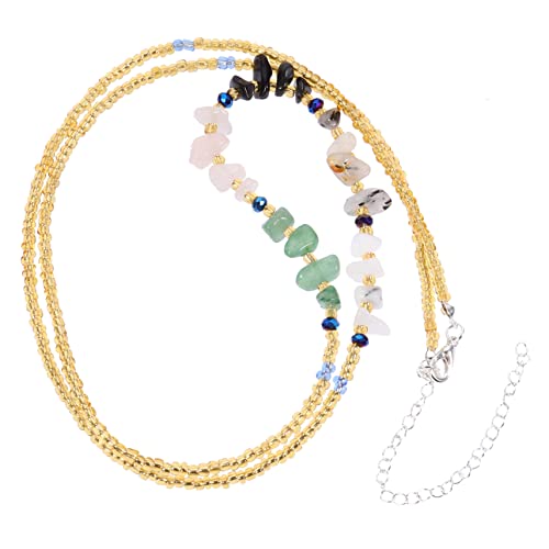 TOVINANNA Bauch Bikini Kette Taillengürtel Damen Sommer Körperaccessoire Mit Glasperlen Für Frauen Und Mädchen von TOVINANNA