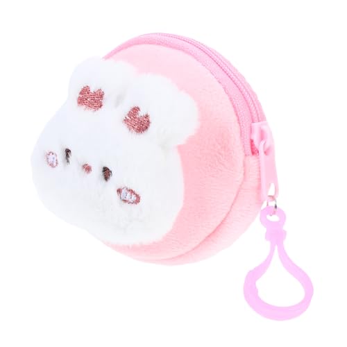 TOVINANNA Mini Bunny Geldbörse Süße Cartoon Plüsch Tierchen Für Mädchen Tragbare Und Kopfhörertasche Flauschiges Design Für Schule Und Alltag von TOVINANNA