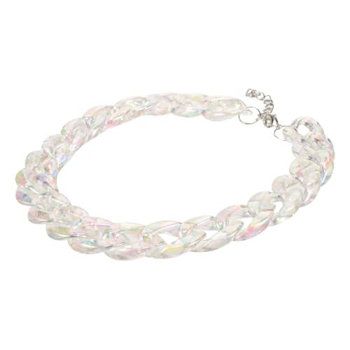 TOVINANNA Damen Gliederkette Halskette Langlebigem Kunststoff Verstellbar für Styles für Frauen von TOVINANNA