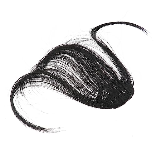 TOVINANNA Clip-in-perücke Aus Schwarzem Haar Modische Vorhangverlängerungen Hitzebeständig Für Frauen von TOVINANNA