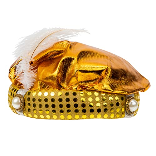 TOVINANNA Cosplay Arabischer Stil Hut Halloween Party Hut Kostümzubehör Für Bühnenaufführungen Feiern Einzigartiger Look Für Erwachsene Und Junge Mädchen Kreatives Accessoire Für von TOVINANNA