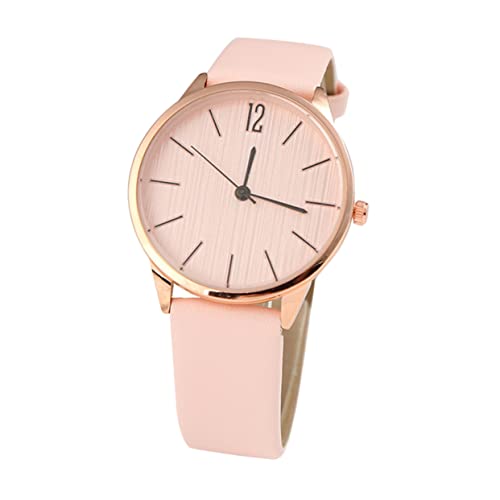 TOVINANNA Damenuhr Für Damen Mit Glas Legierung Und Kunstleder Verstellbare Armbanduhr Mit Präziser Zeitmessung von TOVINANNA