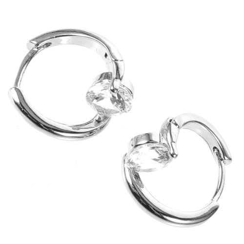 TOVINANNA Zirkonia-creolen Für Damen Ohrringe Kreis Zirkonia Hypoallergene Ohrringe Damen Statement-ohrringe Aus Legierung Baumelnde von TOVINANNA