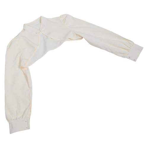 TOVINANNA Damen Fake Collar Kragen Abnehmbarer Bolero Cardigan Langarm Strickjacke Schulterüberwurf für Outfits Chiffon Material von TOVINANNA