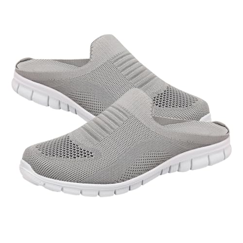 TOVINANNA Damen Freizeitschuhe mit flachem Absatz Atmungsaktive Leichte Netzfläche rutschfeste Flache Halbschuhe für Alltag und Reisen Langlebig Modische Freizeit Slipper TOVINANNA Damen Freizeitschuhe mit flachem Absatz Atmungsaktive Leichte Netzfläche rutschfeste Flache Halbschuhe für Alltag und Reisen Langlebig Modische Freizeit Slipper von TOVINANNA