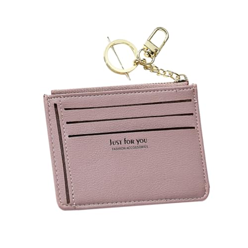 TOVINANNA Damen Geldbörse Klein Kurz Modisch Schlüsselanhänger Portemonnaie mit Mehrfach kartenfächern Kompakte Brieftasche für Alltag und Reisen in Rosa TOVINANNA Damen Geldbörse Klein Kurz Modisch Schlüsselanhänger Portemonnaie mit Mehrfach kartenfächern Kompakte Brieftasche für Alltag und Reisen in Rosa von TOVINANNA