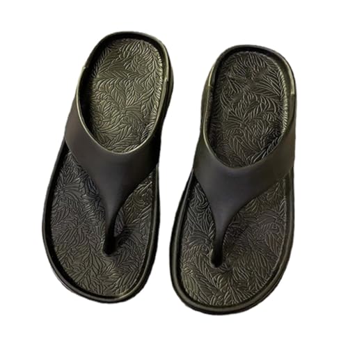 TOVINANNA Damen Outdoor Slippers Thick Soled Beach Slippers Rutschfest Sommer Pantoffeln Komfortabel Schwarz TOVINANNA Damen Outdoor Slippers Thick Soled Beach Slippers Rutschfest Sommer Pantoffeln Komfortabel Schwarz von TOVINANNA