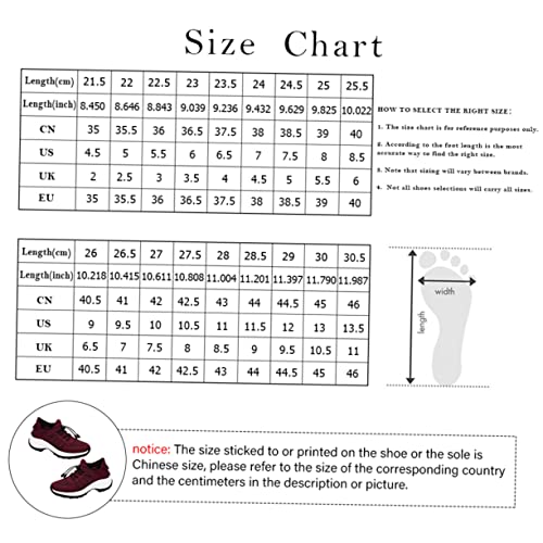 TOVINANNA Damen Sportschuhe Elastische Freizeitschuhe Atmungsaktiv Leicht Outdoor Laufschuhe Sommer Freizeit Fitness von TOVINANNA