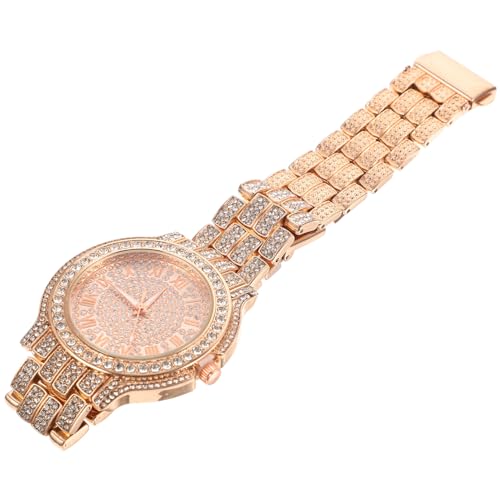 TOVINANNA Damenuhr mit Kristallen Verstellbares Armband Armbanduhr für Frauen Casual für Damen Präzise Quarz Uhr von TOVINANNA