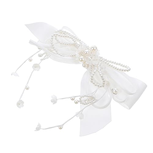 TOVINANNA Decorative Hairpins Mit Perlenbesetztem Schleifen-haarclip Für Hochzeiten Eleganter Haarschmuck Für Braut Und Besondere Anlässe Für Und Mädchen TOVINANNA Decorative Hairpins Mit Perlenbesetztem Schleifen-haarclip Für Hochzeiten Eleganter Haarschmuck Für Braut Und Besondere Anlässe Für Und Mädchen von TOVINANNA