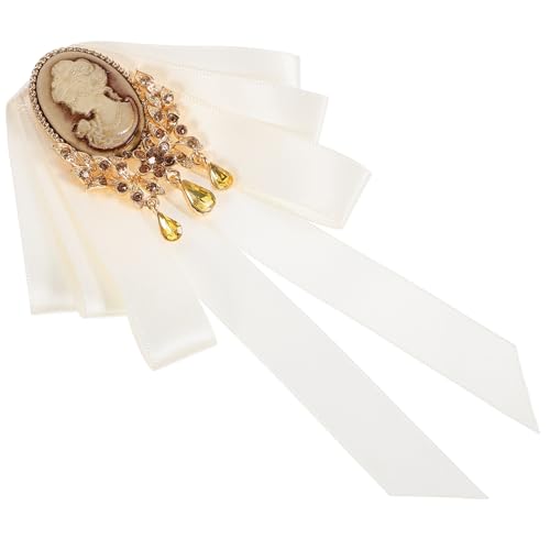 TOVINANNA Dekorativer Stoff Broschen Anstecker für Damen Vintage Krawatte für Kleidung Vielseitig Einsetzbar Sicher und Accessoire für Hemden und Kleider von TOVINANNA