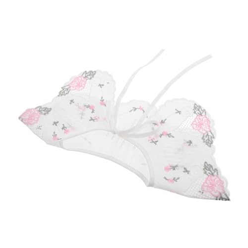 TOVINANNA Detachable Embroidered Faux Collar für Damen Stilvoller Großer Spitzkragen für Blusen Vielseitiges Mode Accessoire von TOVINANNA