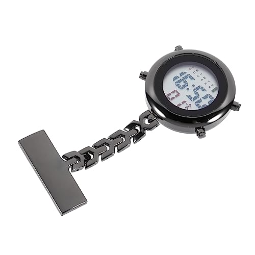 TOVINANNA Digitales Abzeichen Uhr für Krankenschwestern Multifunktionale Elektronische Taschenuhr mit Sicherheitsnadel und Leuchtend für Medizinische Fachkräfte und Studenten von TOVINANNA