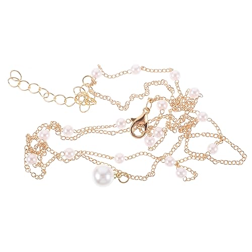 TOVINANNA Layering Halskette Damen Mehrlagige Perlenkette mit Anhänger Goldene Halskette für Frauen Minimalistisch Elegantes Design TOVINANNA Layering Halskette Damen Mehrlagige Perlenkette mit Anhänger Goldene Halskette für Frauen Minimalistisch Elegantes Design von TOVINANNA