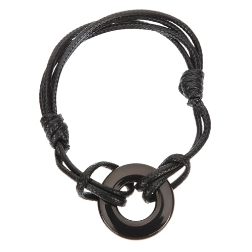 TOVINANNA Edelstahl Urnen Armband zum Befüllen mit Offenes Gedenkarmband mit Geflochtener Lebensring Kette Schwarzes Kremationsschmuck für Haustiere und Geliebte Menschen TOVINANNA Edelstahl Urnen Armband zum Befüllen mit Offenes Gedenkarmband mit Geflochtener Lebensring Kette Schwarzes Kremationsschmuck für Haustiere und Geliebte Menschen von TOVINANNA