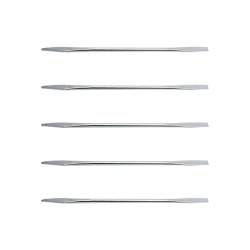 TOVINANNA Edelstahl-stick Für Make-up 5-teiliges Foundation-löffel-set Tragbares Mini-schönheitswerkzeug Zum Mischen Von Cremes Silber von TOVINANNA