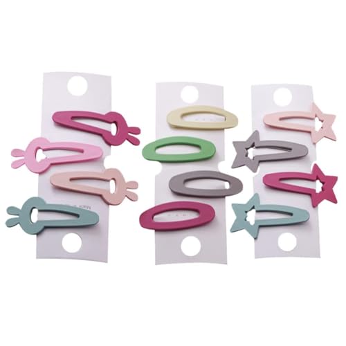 TOVINANNA 12stücke Bonbonfarbene Haarspangen Kreative Zarte Haarnadeln Bezaubernde Haarspangen Für Frauen Mädchen Und Damen Zufällige Farbe Und Stil von TOVINANNA