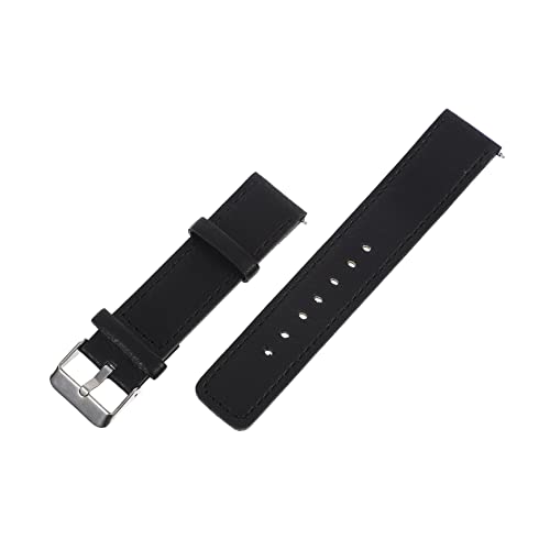 TOVINANNA Einfaches Lederarmband für Vintage Design Anpassbar Atmungsaktiv Langlebig für Stilvolle Smartwatch Zubehör von TOVINANNA