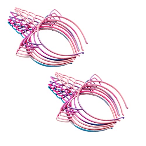 TOVINANNA Einhorn Haarschmuck ABS Haarkreide Schimmernden Farben Lustige Haarbänder Für ädchen Ideales Kopfschmuck Set Für Und Partys von TOVINANNA