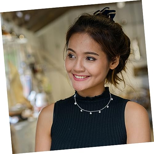 TOVINANNA Einstellbare Ketten Damen Choker Halskette mit Rundem Plättchen Eleganter Schmuck für Frauen Verstellbare Clavicle Chain als für Freundin und Familie TOVINANNA Einstellbare Ketten Damen Choker Halskette mit Rundem Plättchen Eleganter Schmuck für Frauen Verstellbare Clavicle Chain als für Freundin und Familie von TOVINANNA
