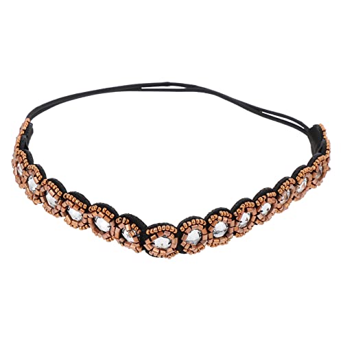 TOVINANNA Perlen Stirnband Mit Glasbesetz Für Frauen Hochzeit Haarband Stil Kopfschmuck Für Urlaub Und Vergnügungsparks von TOVINANNA