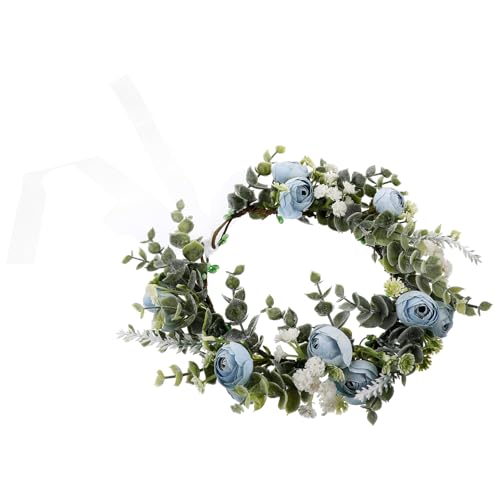 TOVINANNA 1stück Blumenkranz Für Braut Haarschmuck Für Hochzeiten Partys Und Festivals Handgefertigter Haarschmuck Blau Attraktives Accessoire Für Besonderen Anlässe TOVINANNA 1stück Blumenkranz Für Braut Haarschmuck Für Hochzeiten Partys Und Festivals Handgefertigter Haarschmuck Blau Attraktives Accessoire Für Besonderen Anlässe von TOVINANNA