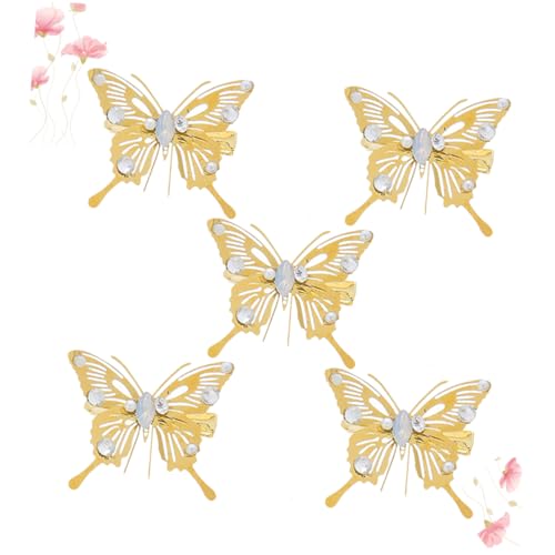 TOVINANNA 5stücke Haarspangen Mit Künstlichen Perlen Kopfschmuck Haarnadeln Für Mädchen Attraktives Design Für Hochzeit Party Fotografie Und Mehr von TOVINANNA