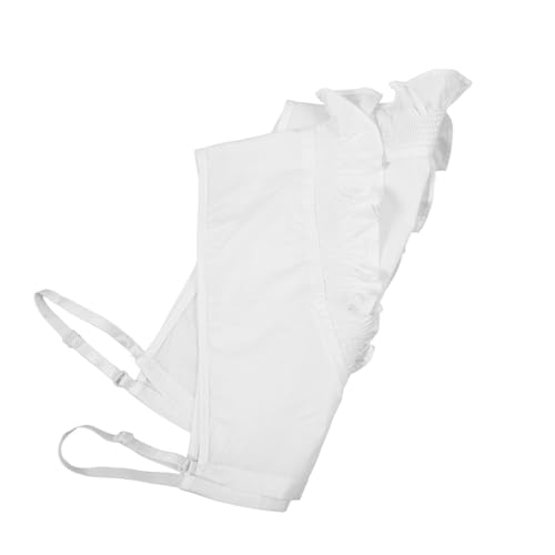 TOVINANNA Fake Collar Shirt für Damen Abnehmbarer Baumwollkragen Eleganter V Ausschnitt für Pullover und Cardigans im Herbst Winter Weiß von TOVINANNA