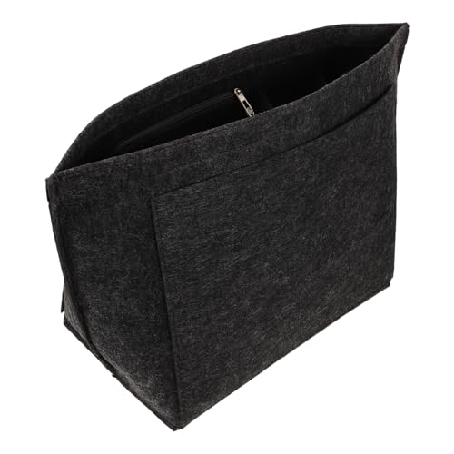 TOVINANNA Purse Organizer Insert Für Damen Filz Handtaschenorganizer Mit Fächern Große Kapazität Für Kosmetik Und Persönliche Gegenstände Tiefgrau Robust Und Vielseitig von TOVINANNA