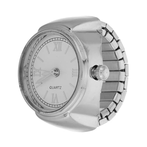 TOVINANNA Quarz-taschenuhr Ringuhr Für Damen Herren Fingeruhr Uhrenring Aus Legierungsmaterialien Mit Elegante Ästhetik Runde Form Kleine Für Täglichen Gebrauch von TOVINANNA