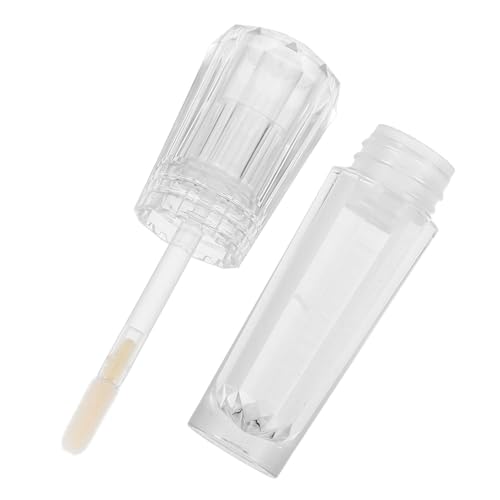 TOVINANNA Leerer Lipgloss-röhre Nachfüllbare Kosmetikflasche Für Lippenöl Und Lippenbalsam Tragbare Tube Für Frauen Diy Kosmetik Zubehör Transparentes Design von TOVINANNA