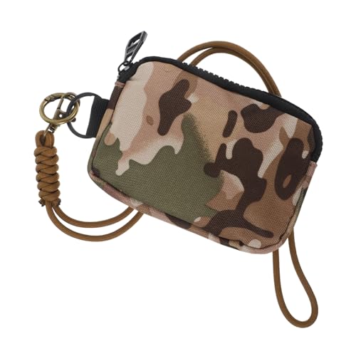 TOVINANNA Freizeit im Freien Münzbeutel Reisebrieftasche Reiseorganisator Münzfach Aufbewahrungstasche für Münzen Geldbörse mit Reißverschluss kleine tragbare Geldbörse Oxford-Stoff von TOVINANNA