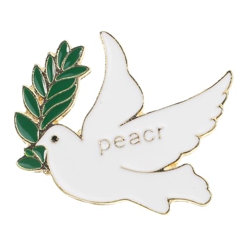 TOVINANNA Friedenstaube Brosche Anstecknadel Anzug Dekoration Schal Revers Für Frauen Urlaub Und Mädchen von TOVINANNA