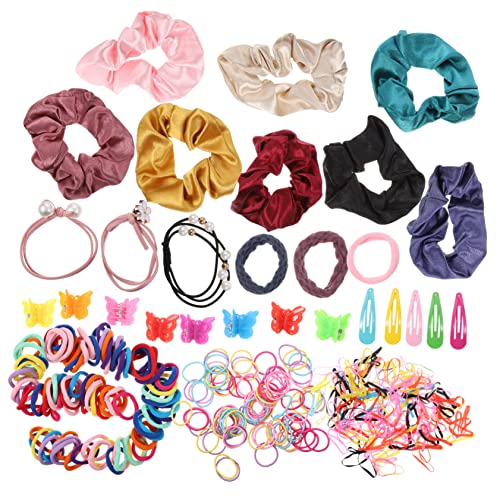 TOVINANNA 427stücke Haargummis Pferdeschwanzhalter Haarschmuck Für Kleinkinder Haarschmuck-set Ausverkaufsartikel Für Damen Elastisch Praktisch Täglicher Gebrauch Modisches Design von TOVINANNA