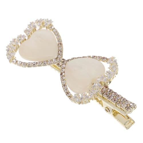 TOVINANNA Strass Bogen Herz Haar Clip Haarnadel Barrettes Kopfschmuck Frauen Haar Zubehör von TOVINANNA
