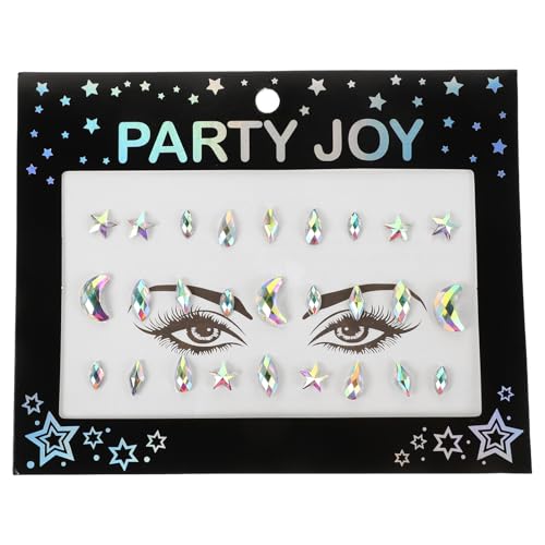 TOVINANNA Gesichtsjuwelen-aufkleber Meerjungfrauen-gesichtstattoos Strasssteine Zum Aufkleben Im Gesicht Selbstklebende Juwelen Fürs Gesicht Glitzer-gesichtsaufkleber Temporäre Aufkleber von TOVINANNA