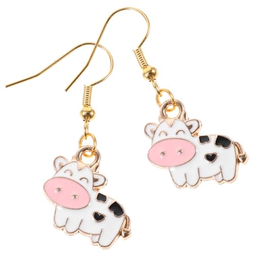 TOVINANNA Goldfarbene Kuh Animal Dangle Ohrringe Damen Leicht Cartoon Party Ohrhänger Modisch Vielseitig Robust Geschenkidee für Frauen Mädchen TOVINANNA Goldfarbene Kuh Animal Dangle Ohrringe Damen Leicht Cartoon Party Ohrhänger Modisch Vielseitig Robust Geschenkidee für Frauen Mädchen von TOVINANNA