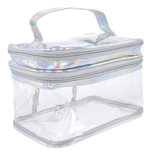 TOVINANNA Make-up Tasche Tragbarer Transparenter Kosmetik Organizer Mit Großem Fassungsvermögen Handlich Für Und Täglichen Gebrauch Für Kosmetik Und Toilettenartikel von TOVINANNA