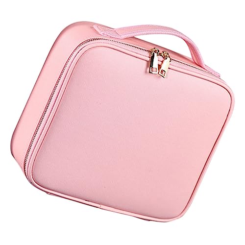 TOVINANNA Große Kosmetiktasche Mit Verstellbaren Fächern Und Tragbar Für Reisen Und Professionelle Makeup-künstler Kompakte Für Ordnung Und Stil Geschenkidee Für Frauen von TOVINANNA