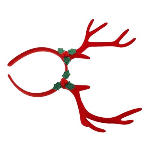 TOVINANNA Geweih-stirnband Flauschiges Rentierohren-stirnband Verstellbar Für Weihnachts-kostüme Bühnenauftritte Und Partys Angenehm Zu Tragen Für Erwachsene Geeignet von TOVINANNA