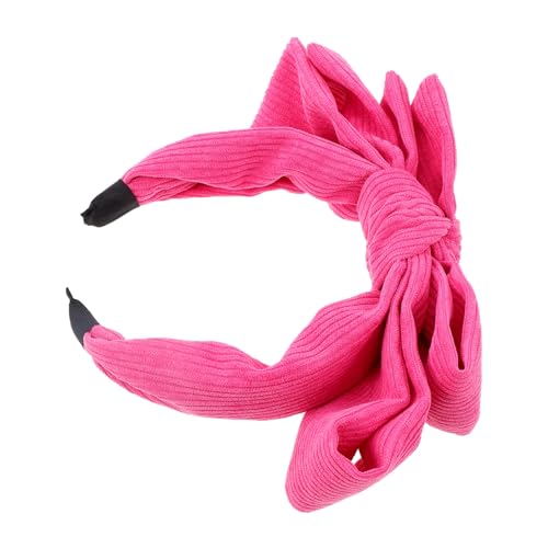 TOVINANNA Haarband Mit Großer Schleife Aus Plüsch Stirnband Für Verschiedene Frisuren Weiches Und Komfortables Netz-stirnband Mit Schleifenknoten Für Mädchen Und Frauen Für Partys Und von TOVINANNA