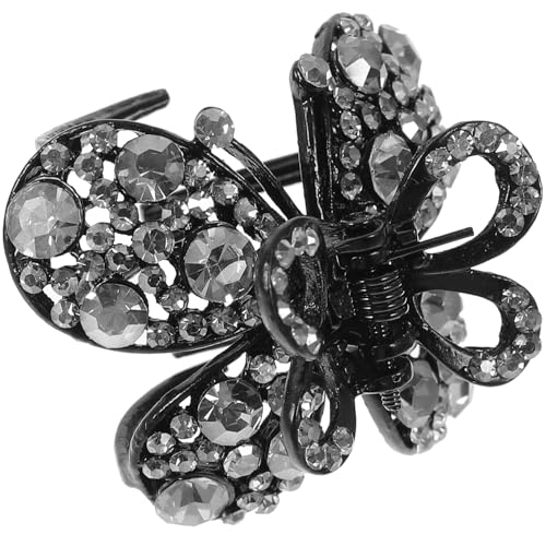 TOVINANNA Schmetterlings Haarspange Mit Strass Vintage Haarklammer Für Frauen Mittelgroße Haarclip Klemme Für Hochzeit Geburtstage Und Festlichkeiten von TOVINANNA