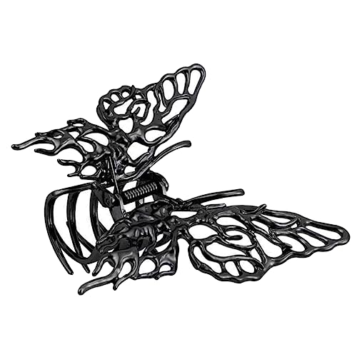 TOVINANNA Große Haarklammer Für Damen Schmetterlings-haarspange Aus Robustem Für Hochsteckfrisuren Partys Und Alltag Schwarze Haar-clips Für Sicheres Halten Und Stilvollen Look von TOVINANNA