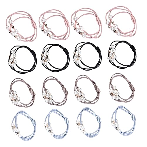 TOVINANNA 30stücke Teiliges Haargummis Haarring Im Harajuku-stil Elastische Haaraccessoires Für Damen Und Mädchen Bunte Dekoration Mit Perlen Für Alltagslooks Und Besondere Anlässe von TOVINANNA
