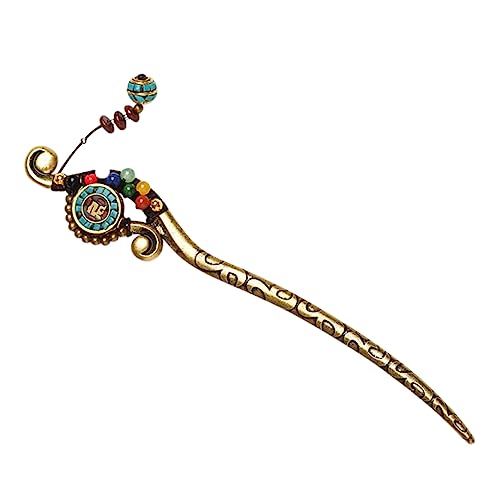 TOVINANNA Haarnadel Haarschmuck Ringe Clips Haarperlen Für Zöpfe Flechten Geflochten Stirnband Für Männer Manschette Stirnbandhalter Abs Pferdeschwanzhalter Haarband Colorful Zinklegierung von TOVINANNA