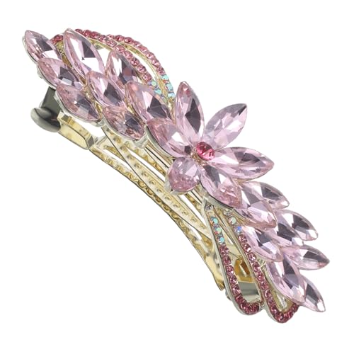 TOVINANNA Haarnadel Für Damen Strass Federspange Mädchen Haarspangen Haarschmuck Metall Haarnadel Elegante Dekoration von TOVINANNA