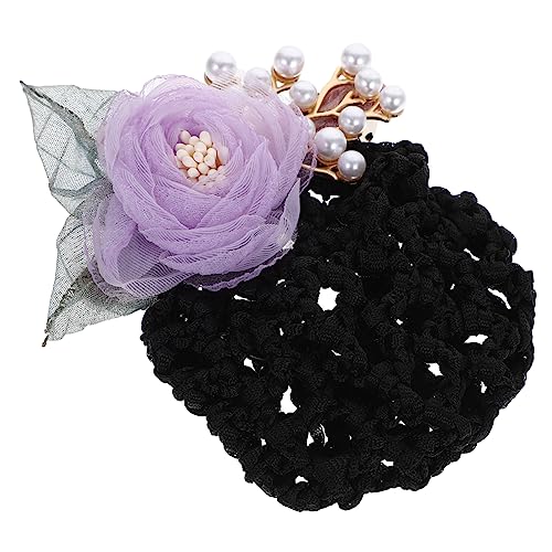 TOVINANNA 1stücke Blumen-haar-netz Für Dutt Haarschmuck Für Frauen Hochwertiges Stoff-material Für Krankenschwestern Stewardessen Und Besondere Anlässe von TOVINANNA