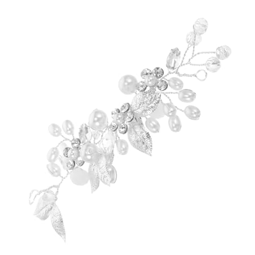 TOVINANNA Haarschmuck für die Hochzeit haarreif hochzeit hochzeitshaar schmuck Hochzeitshaarteil Strass-Stirnband Reben Haarschmuck für die Braut Haarbänder für Damen Farbe bewahren Zubehör von TOVINANNA