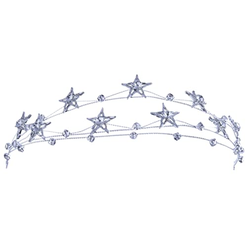 TOVINANNA Stern-stirnband Braut-haar-accessoires Diademe für Frauen Kristall-stirnband von TOVINANNA